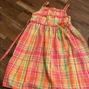 Girls plaid dress
